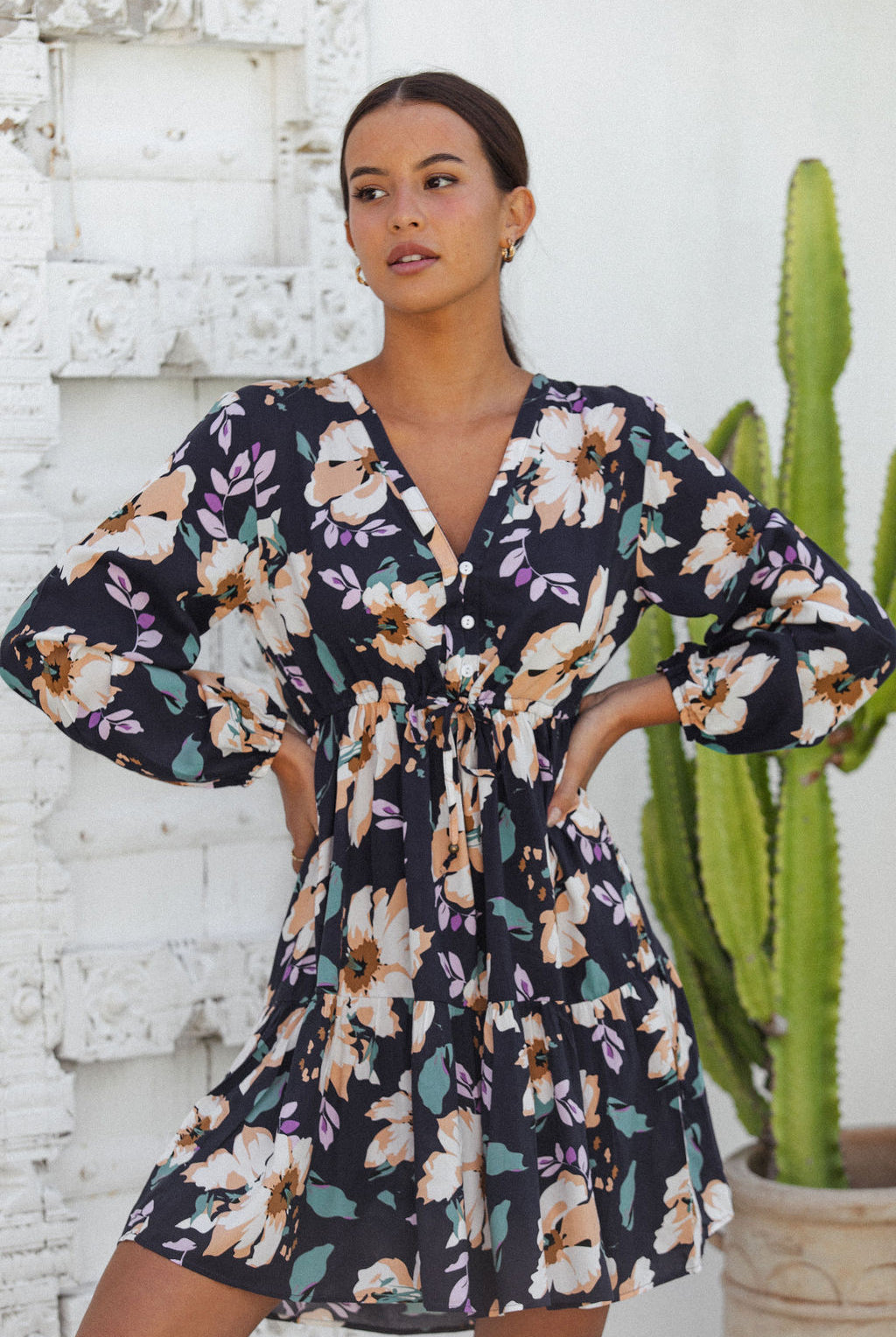 SAN JOSE THE LABEL | LILAH MIDNIGHT MINI DRESS | Bohemian Love Runway