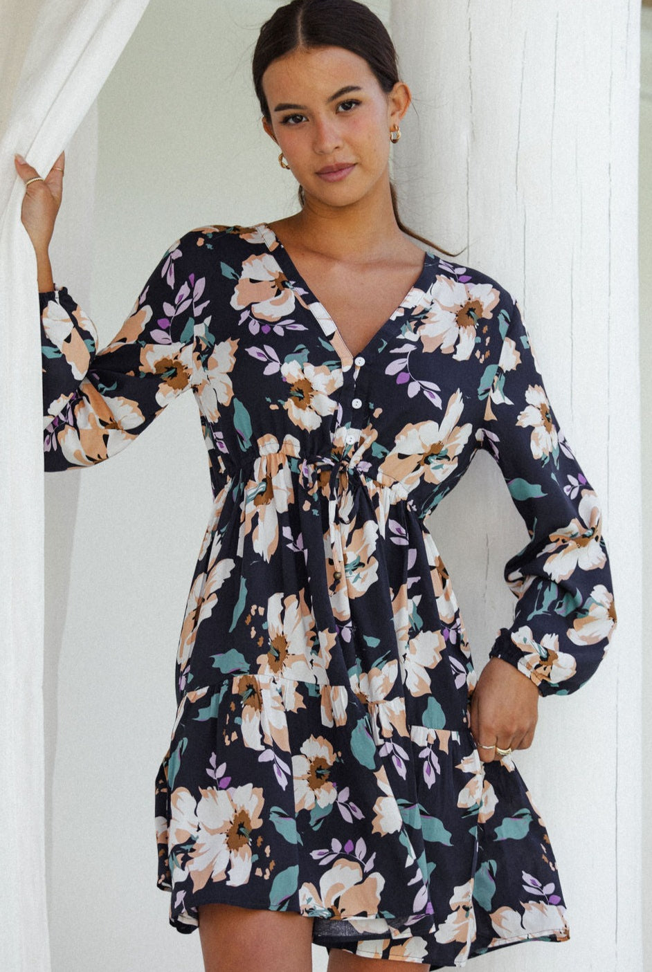 SAN JOSE THE LABEL | LILAH MIDNIGHT MINI DRESS | Bohemian Love Runway