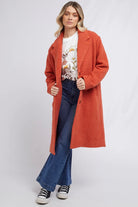 ALL ABOUT EVE | FRANCESCA TEDDY COAT RUST | Bohemian Love Runway