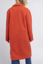 ALL ABOUT EVE | FRANCESCA TEDDY COAT RUST | Bohemian Love Runway