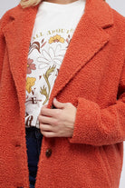 ALL ABOUT EVE | FRANCESCA TEDDY COAT RUST | Bohemian Love Runway
