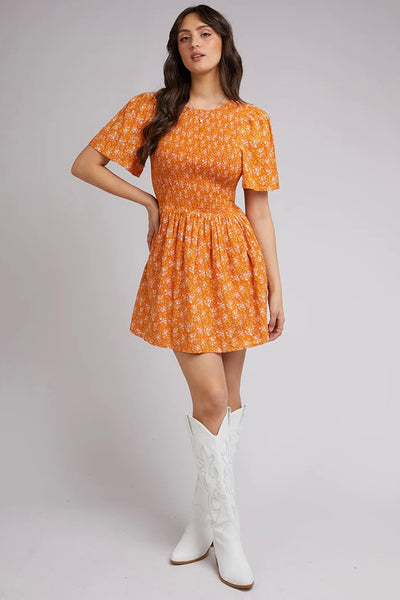 ALL ABOUT EVE | CLEMENTINE FLORAL MINI DRESS PRINT | Bohemian Love Runway