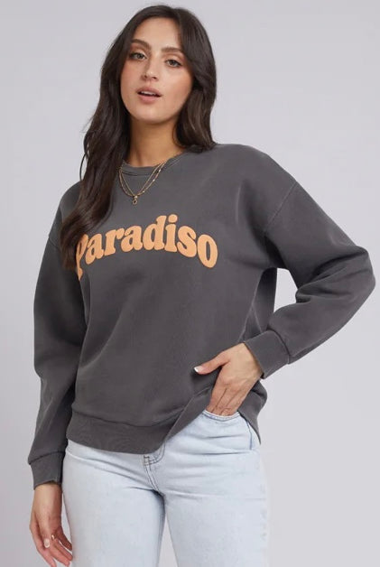 ALL ABOUT EVE | PARADISO CREW CHARCOAL | Bohemian Love Runway