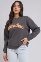 ALL ABOUT EVE | PARADISO CREW CHARCOAL | Bohemian Love Runway