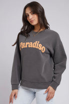 ALL ABOUT EVE | PARADISO CREW CHARCOAL | Bohemian Love Runway