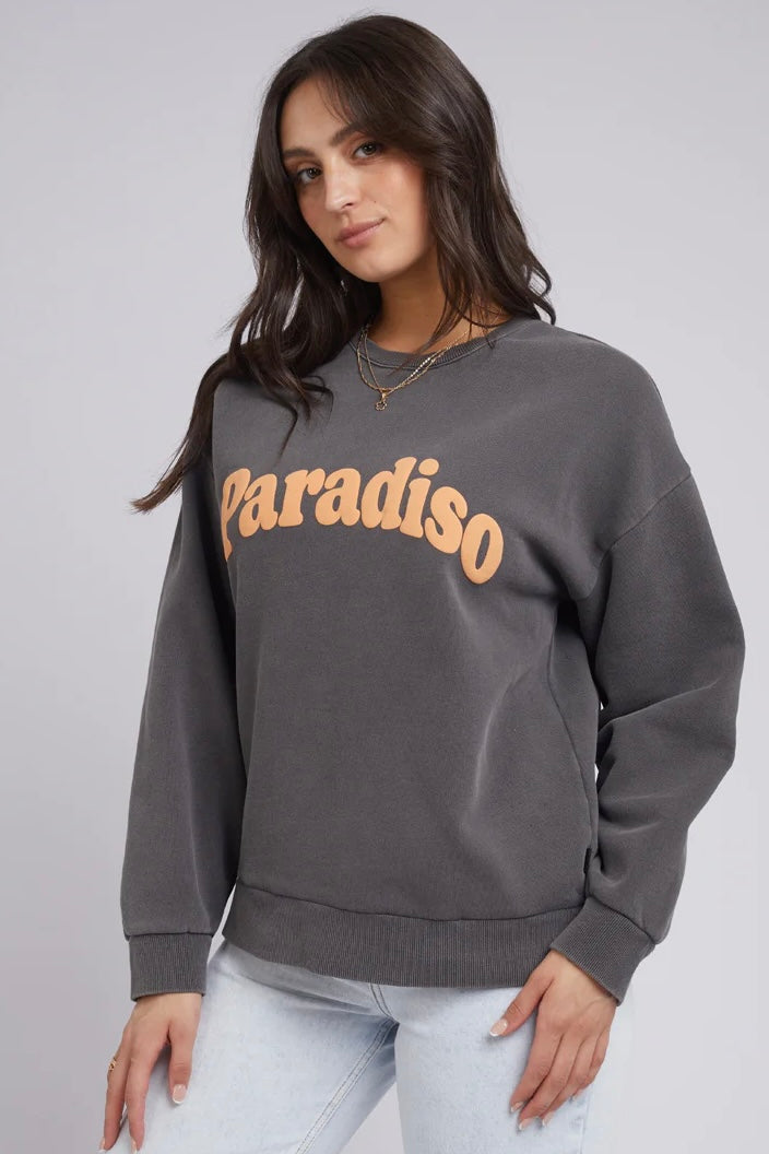 ALL ABOUT EVE | PARADISO CREW CHARCOAL | Bohemian Love Runway