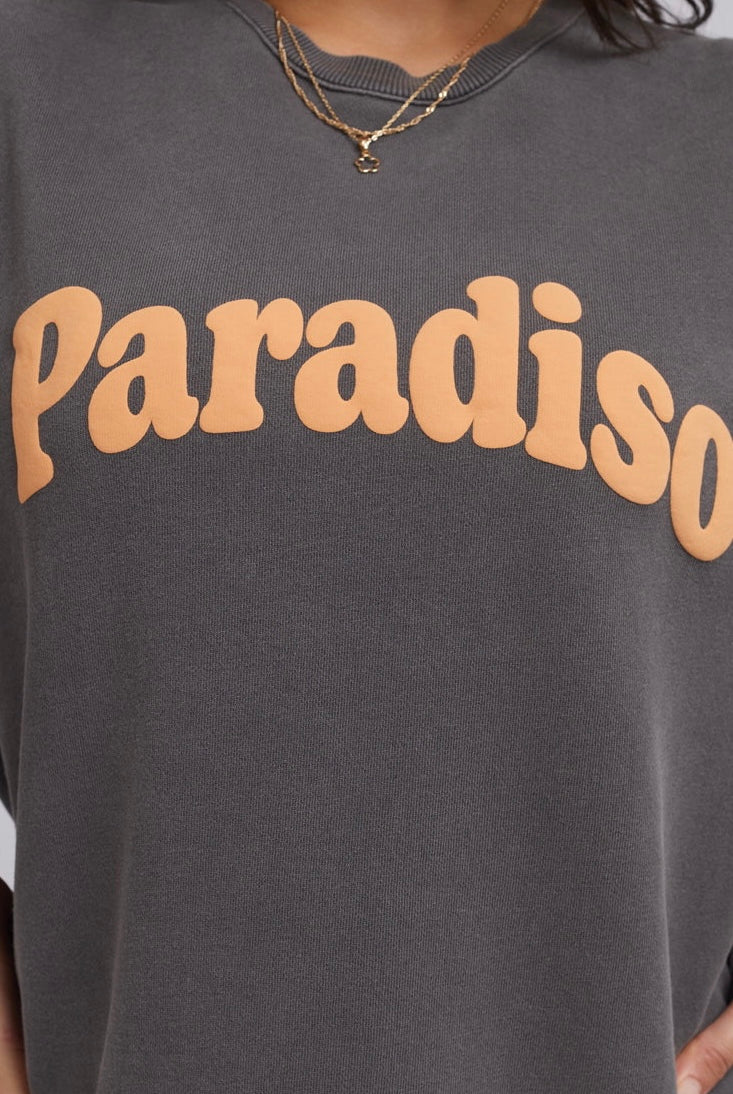 ALL ABOUT EVE | PARADISO CREW CHARCOAL | Bohemian Love Runway