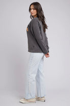 ALL ABOUT EVE | PARADISO CREW CHARCOAL | Bohemian Love Runway