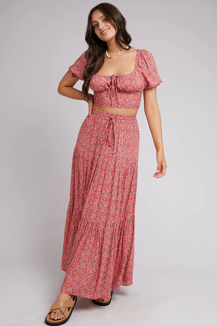 ALL ABOUT EVE | ROSANNA FLORAL TOP | Bohemian Love Runway