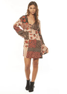 AMUSE SOCIETY | NEW HAVEN LS WOVEN DRESS | Bohemian Love Runway