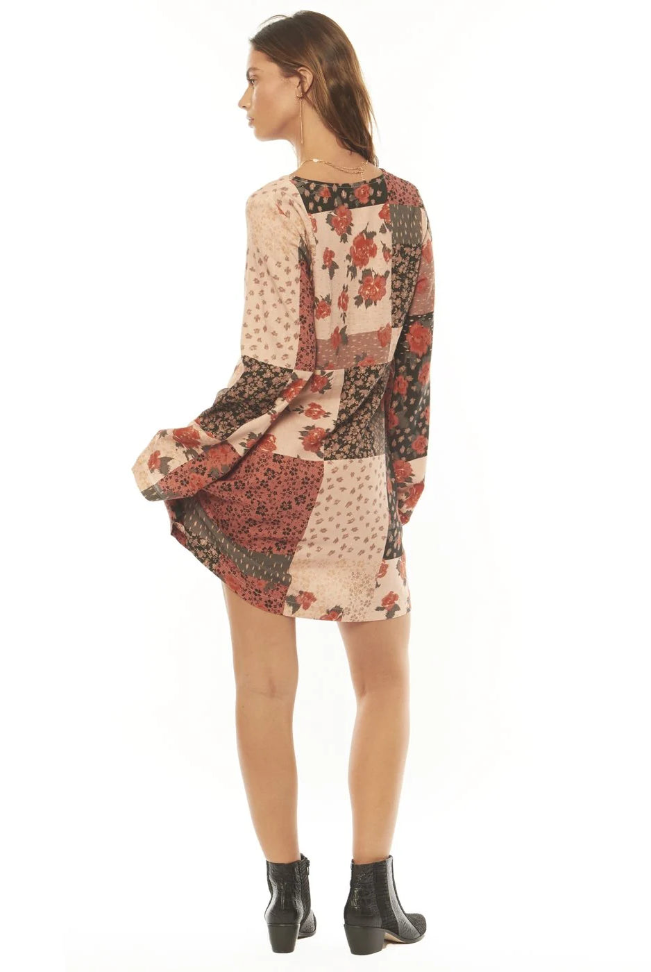 AMUSE SOCIETY | NEW HAVEN LS WOVEN DRESS | Bohemian Love Runway