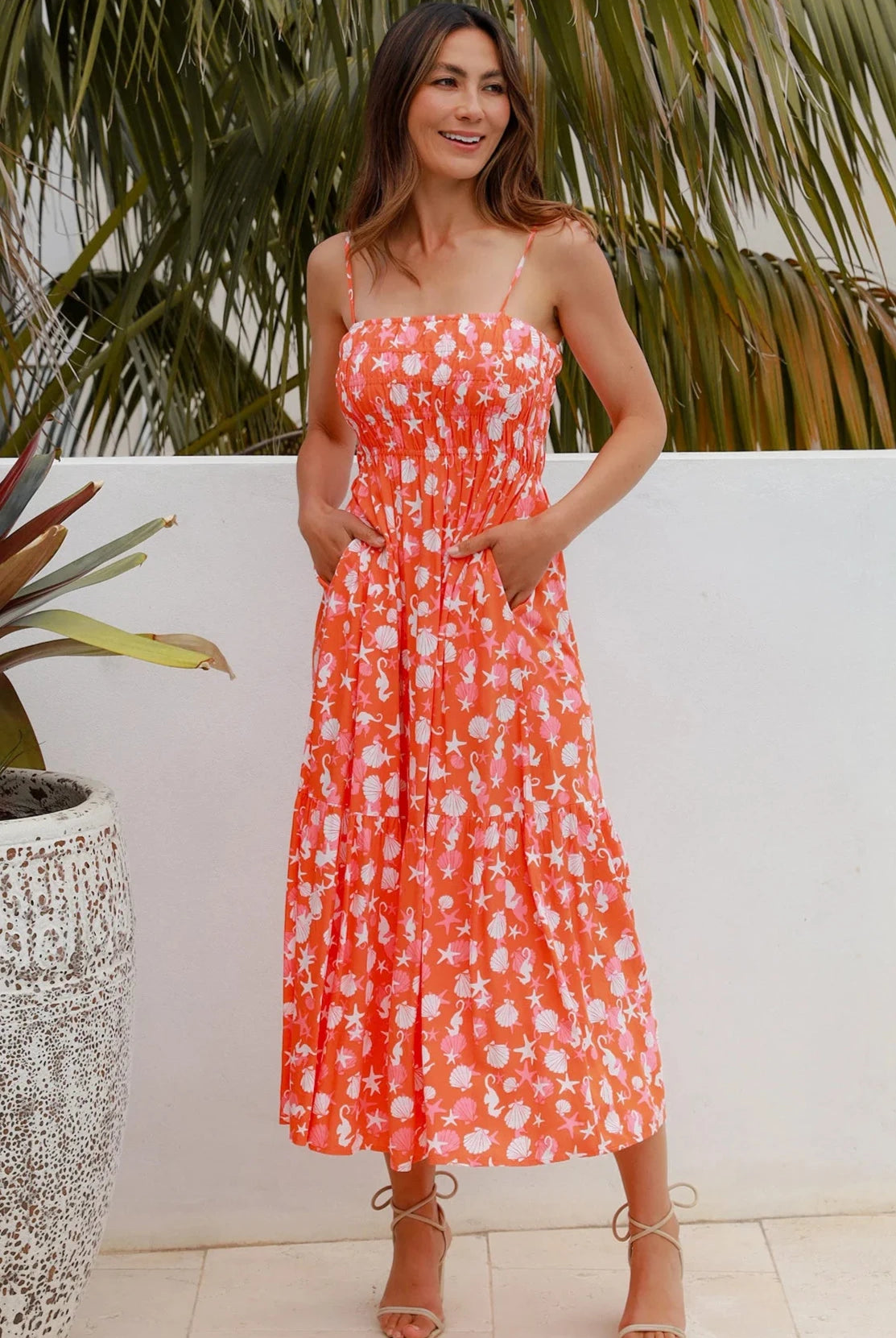 AVA & MIA | CRYSTAL SLIP MIDI DRESS | Bohemian Love Runway