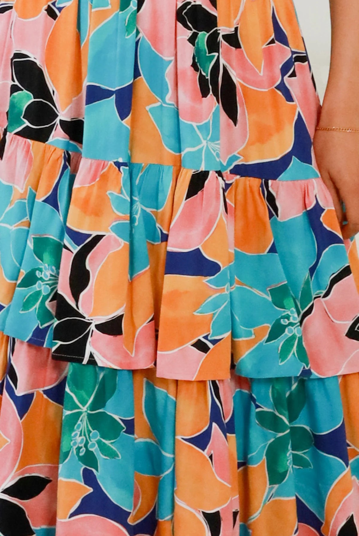 AVA & MIA | RIVER V-NECK MAXI DRESS | Bohemian Love Runway