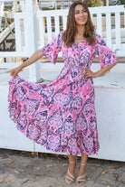 AVAMIA | SABRINA MIDI DRESS | Bohemian Love Runway