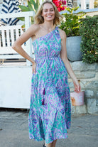 AVA & MIA | MONTEGO ONE SHOULDER MAXI DRESS RAYON | Bohemian Love Runway