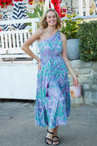 AVA & MIA | MONTEGO ONE SHOULDER MAXI DRESS RAYON | Bohemian Love Runway