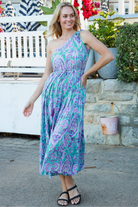 AVA & MIA | MONTEGO ONE SHOULDER MAXI DRESS RAYON | Bohemian Love Runway