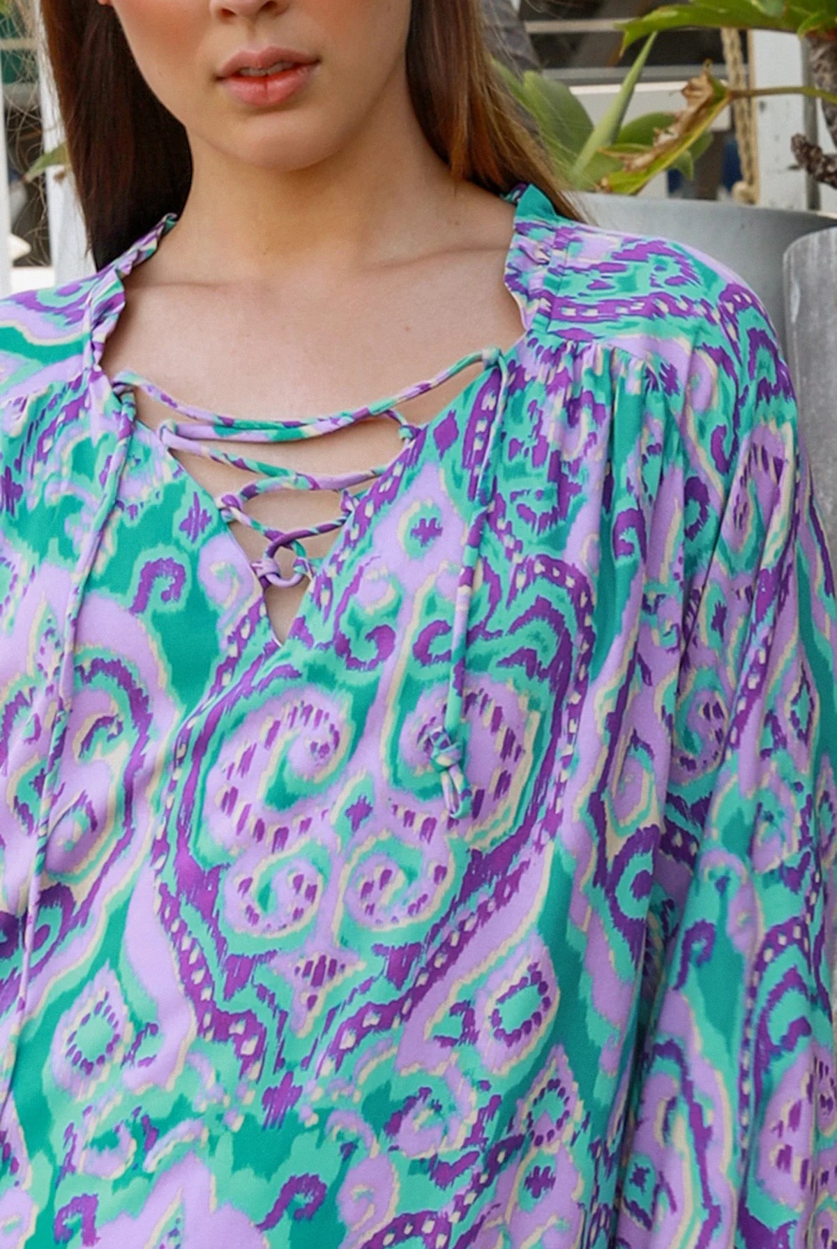 AVA & MIA | MONTEGO SMOCK MINI DRESS RAYON | Bohemian Love Runway