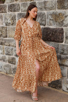 AVA & MIA | KATE HALF SLEEVE MAXI DRESS | Bohemian Love Runway