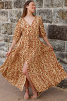 AVA & MIA | KATE HALF SLEEVE MAXI DRESS | Bohemian Love Runway