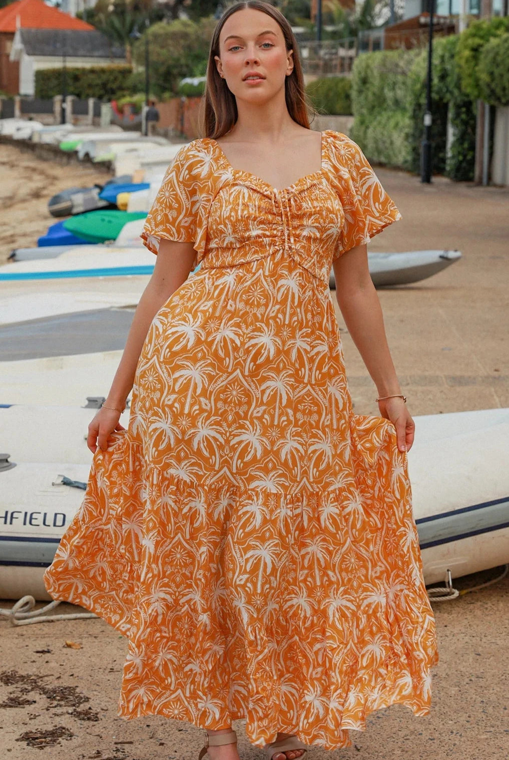 AVA & MIA | PALM VIEW MAXI DRESS | Bohemian Love Runway