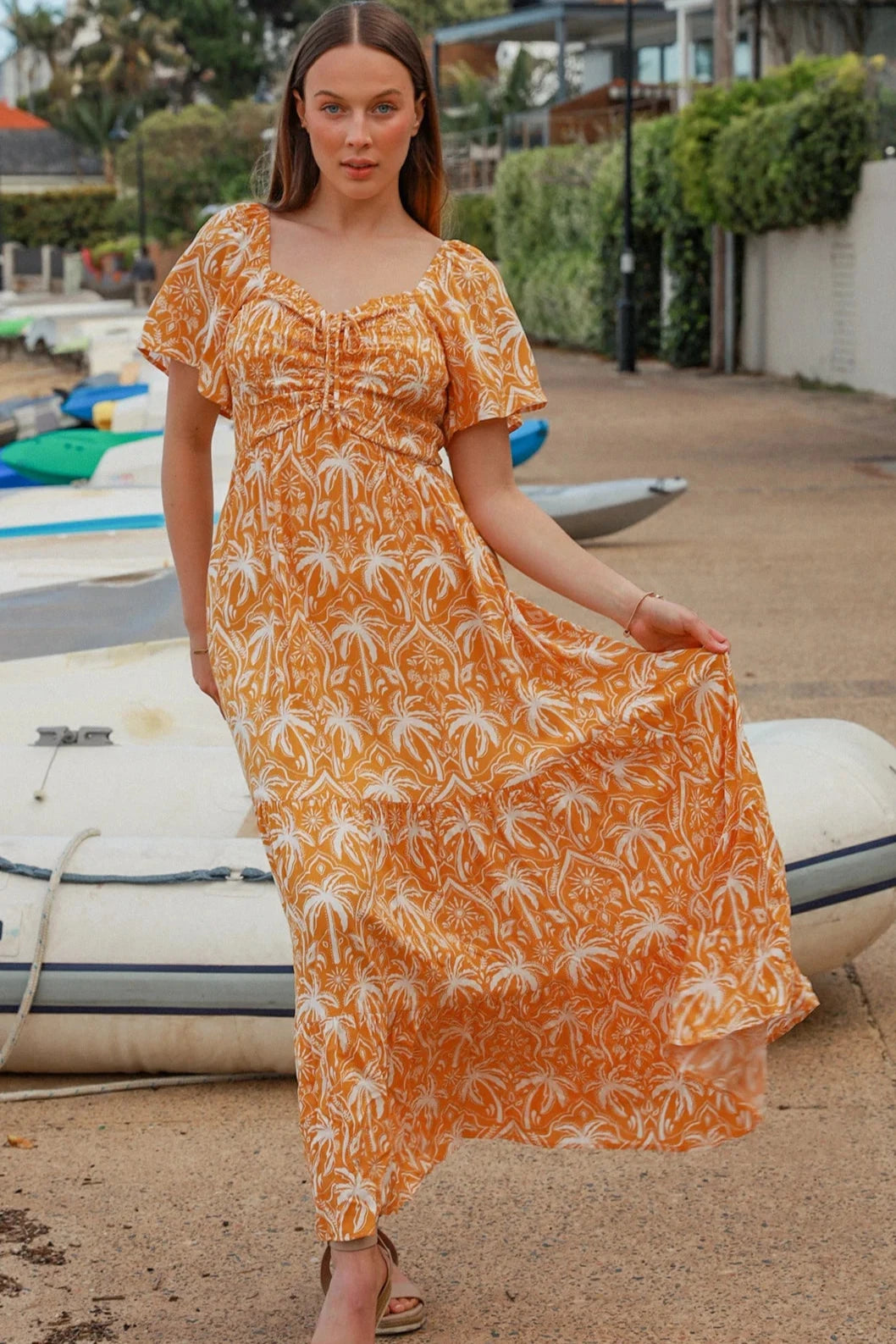 AVA & MIA | PALM VIEW MAXI DRESS | Bohemian Love Runway