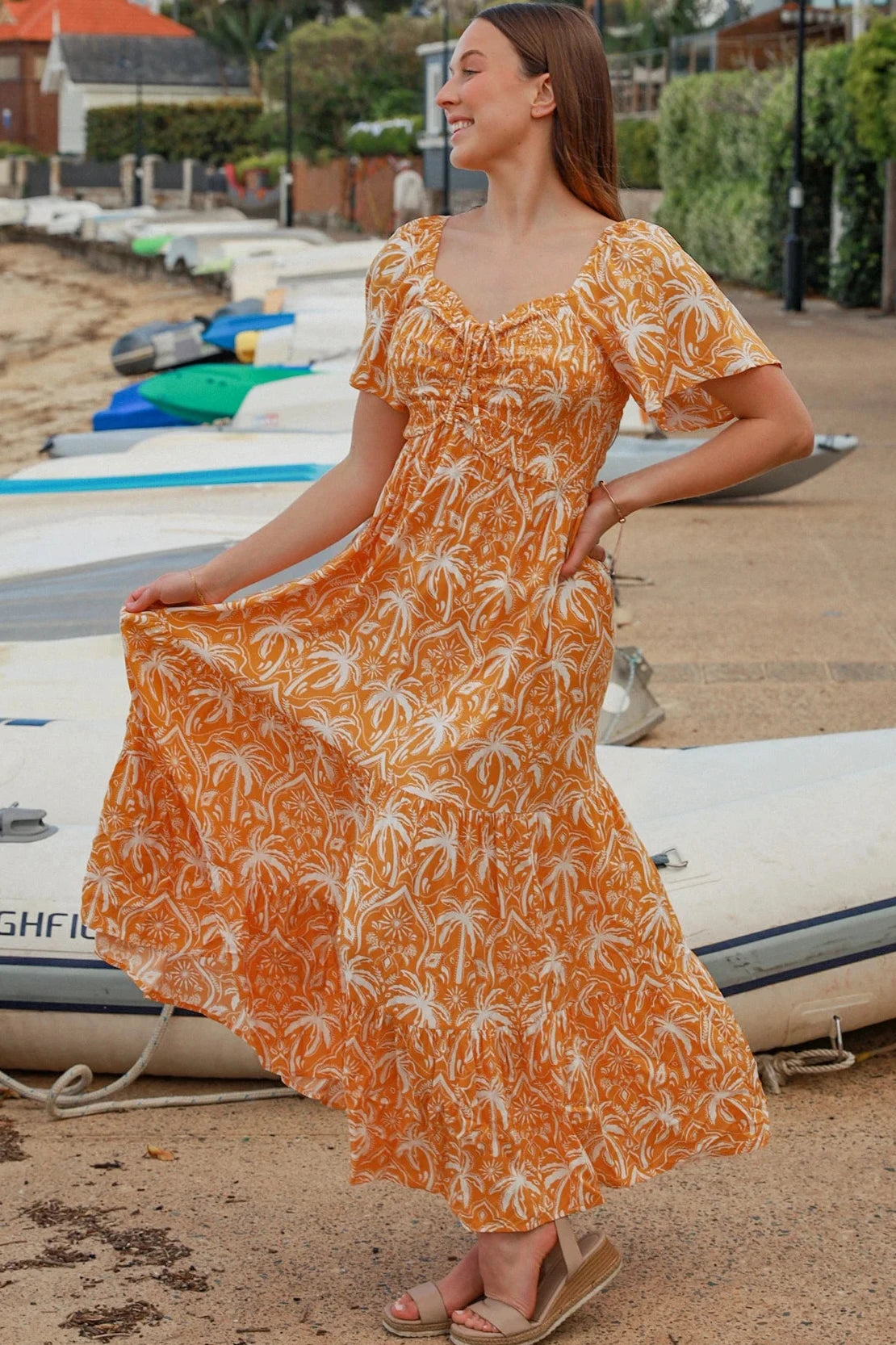 AVA & MIA | PALM VIEW MAXI DRESS | Bohemian Love Runway