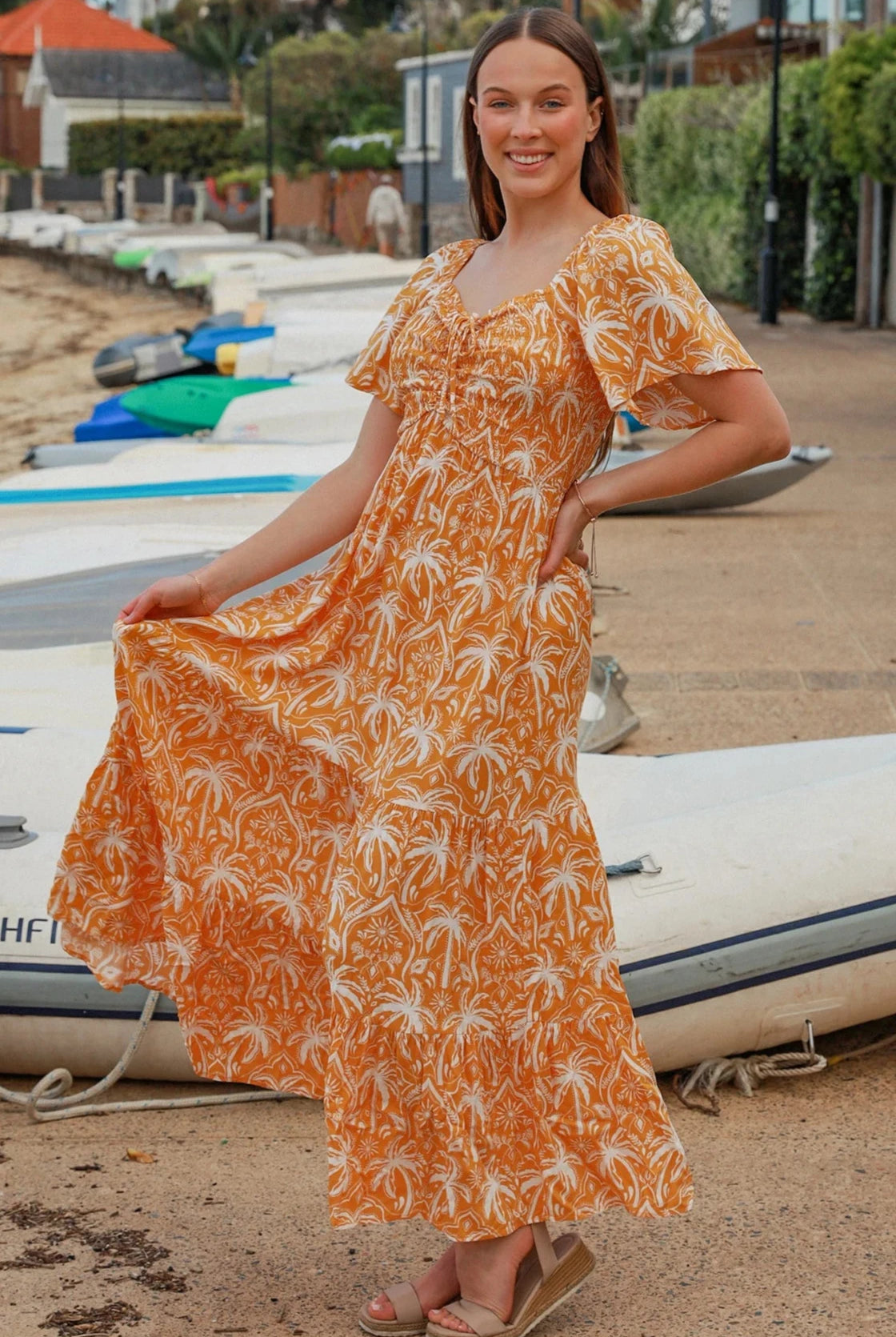 AVA & MIA | PALM VIEW MAXI DRESS | Bohemian Love Runway