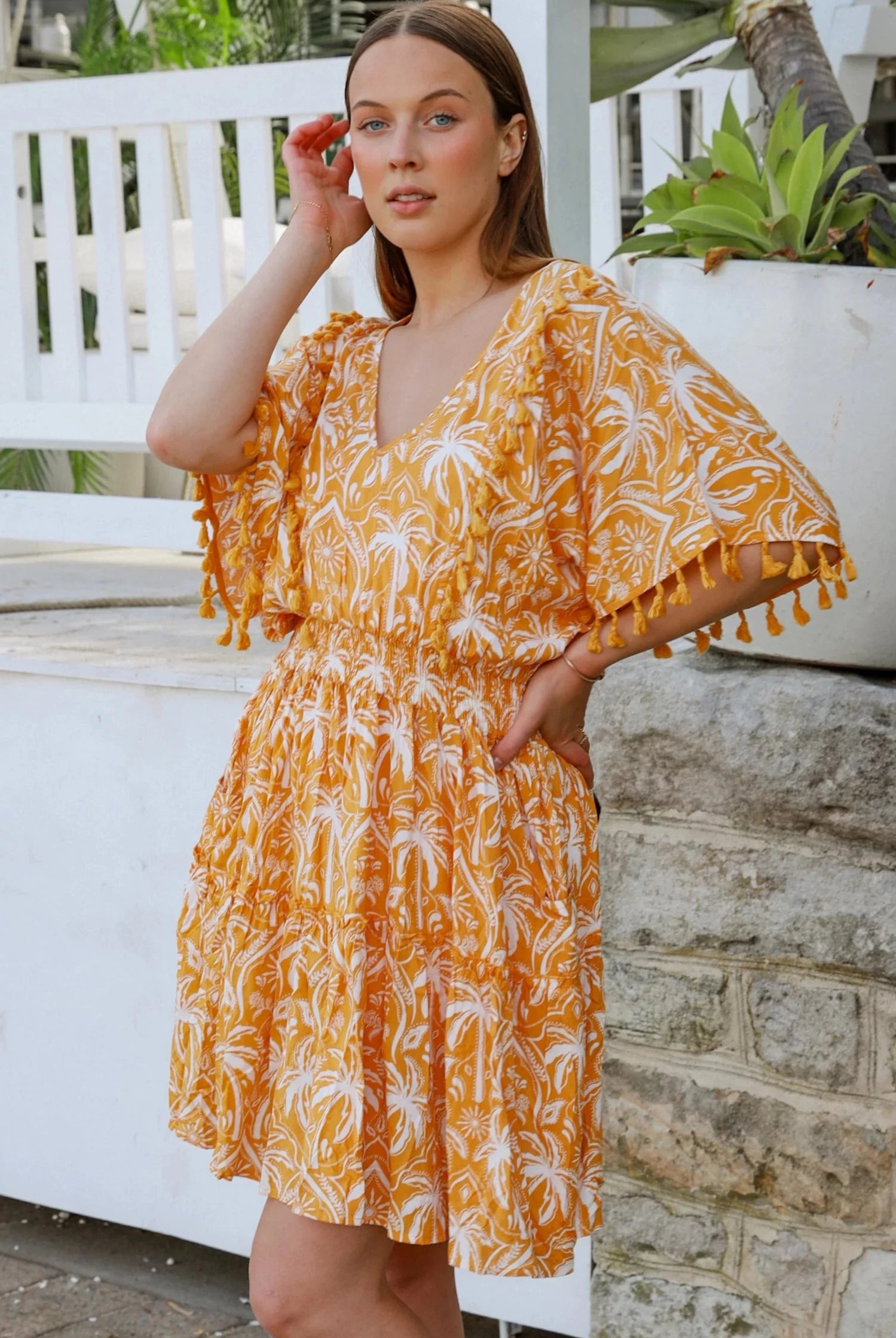 AVA & MIA | PALM VIEW MINI DRESS | Bohemian Love Runway