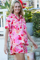 AVA & MIA | TEGAN SHORTS + SHIRT SET LINEN/RAYON | Bohemian Love Runway