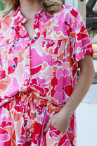 AVA & MIA | TEGAN SHORTS + SHIRT SET LINEN/RAYON | Bohemian Love Runway