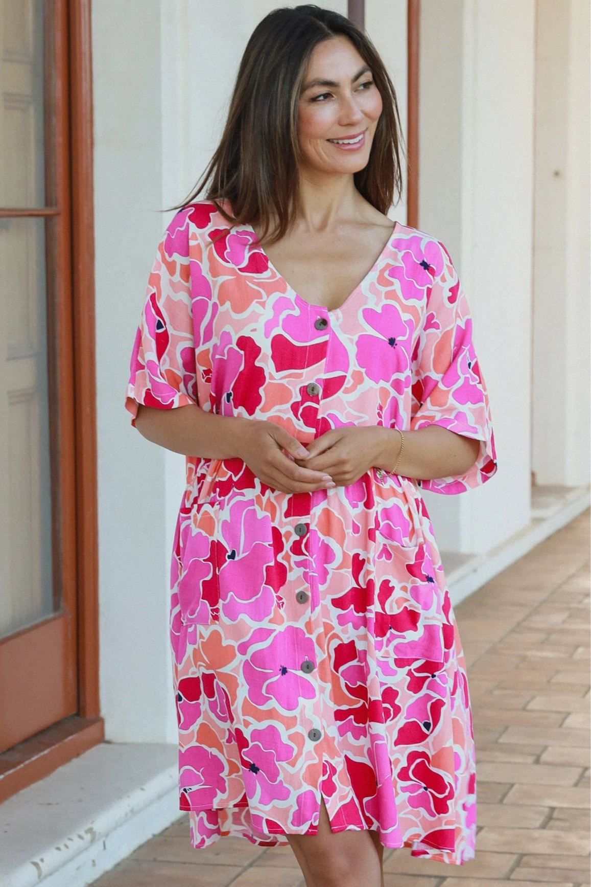 AVA & MIA | TEGAN MINI DRESS LINEN/RAYON | Bohemian Love Runway