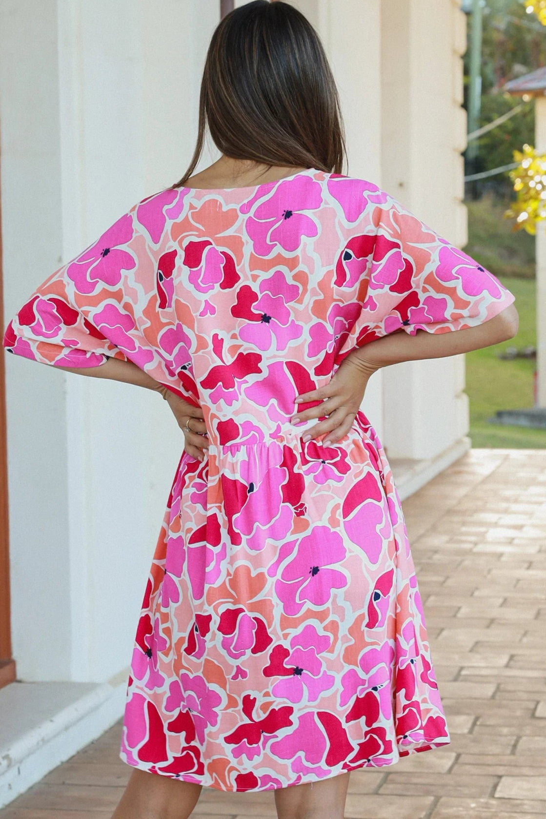 AVA & MIA | TEGAN MINI DRESS LINEN/RAYON | Bohemian Love Runway