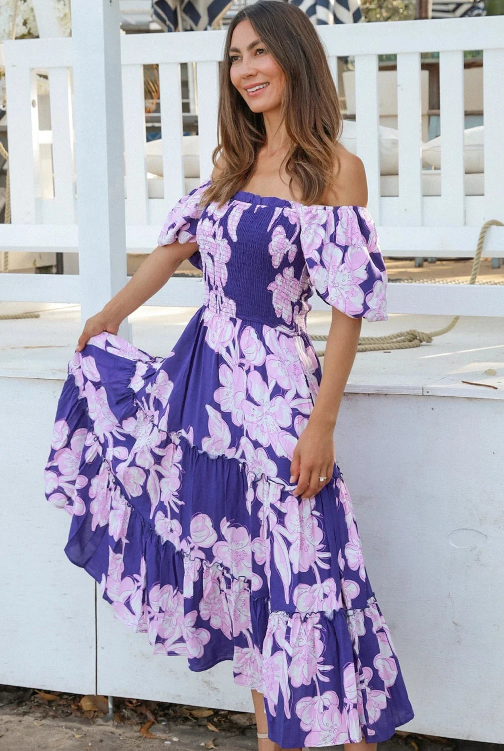 AVA & MIA | SIENNA MIDI DRESS | Bohemian Love Runway