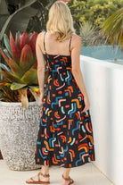 AVA&MIA | ARABELLA MIDI DRESS LINEN/RAYON | Bohemian Love Runway
