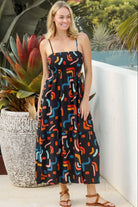 AVA&MIA | ARABELLA MIDI DRESS LINEN/RAYON | Bohemian Love Runway
