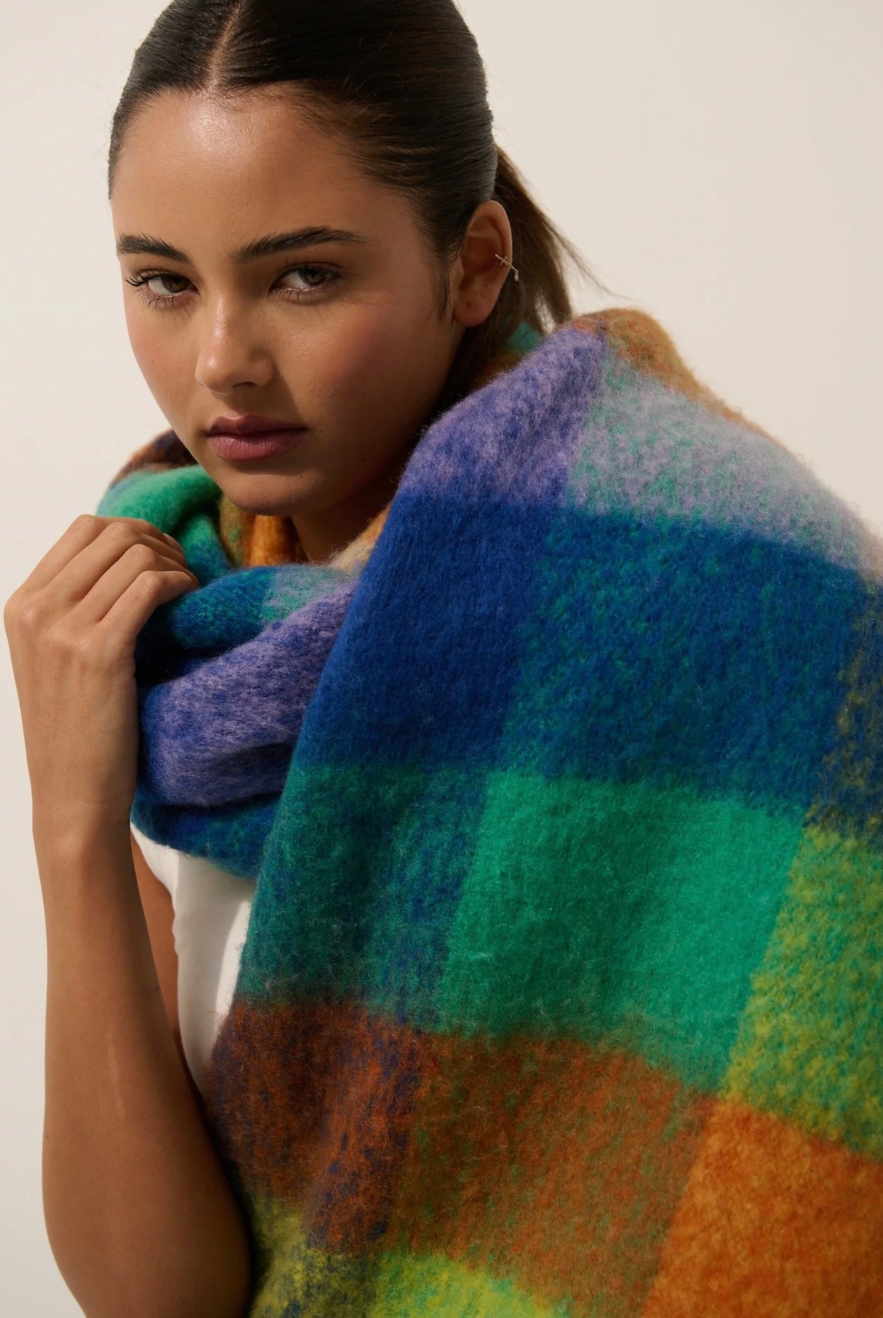 ANGELS WHISPER | MAHA FLUFFY TASSEL SCARF | Bohemian Love Runway