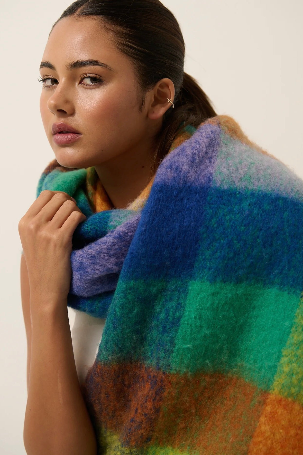 ANGELS WHISPER | MAHA FLUFFY TASSEL SCARF | Bohemian Love Runway