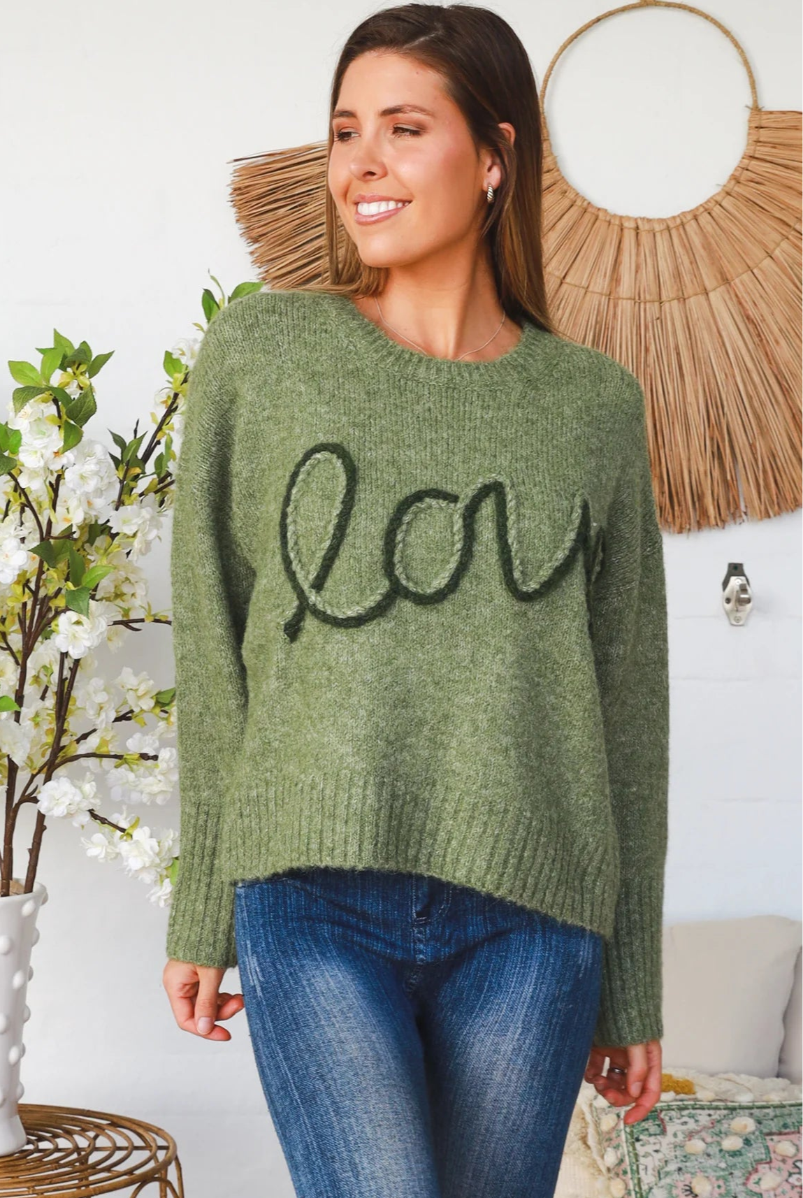 CHARLOTTE THE LABEL | LOVE KNIT OLIVE | Bohemian Love Runway