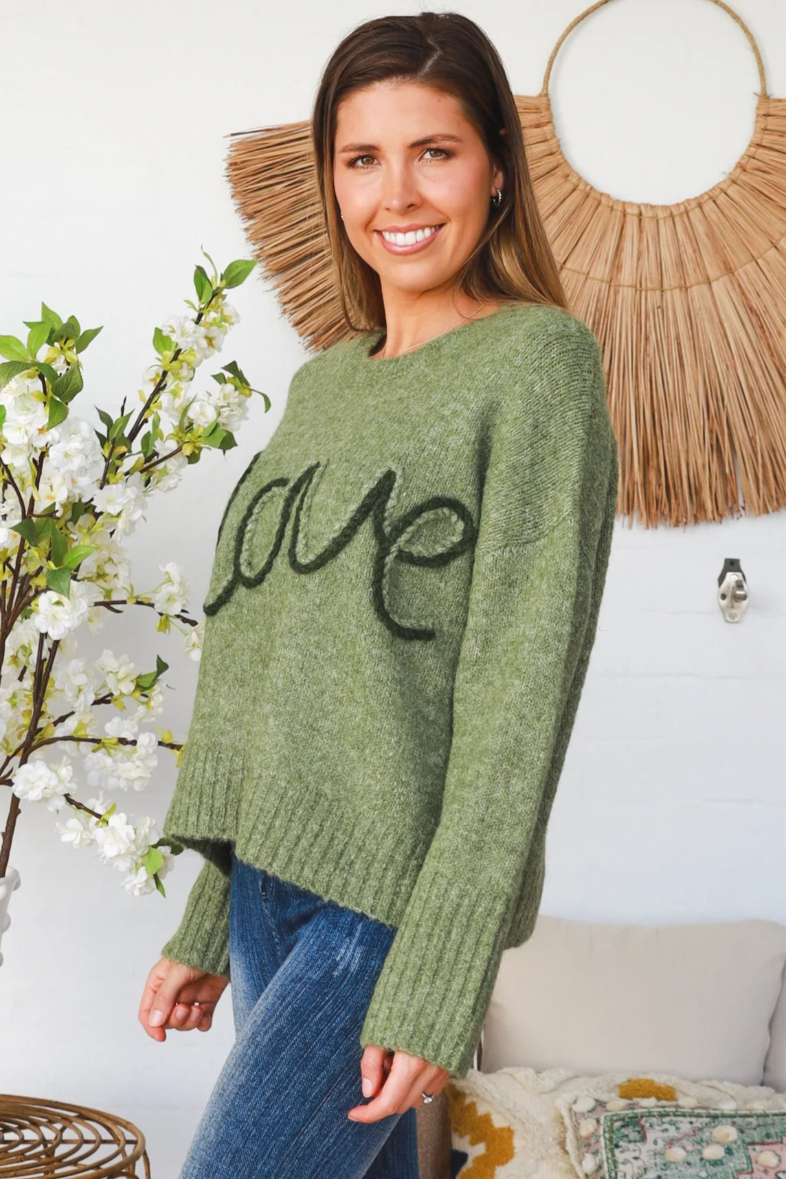 CHARLOTTE THE LABEL | LOVE KNIT OLIVE | Bohemian Love Runway
