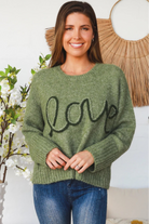 CHARLOTTE THE LABEL | LOVE KNIT OLIVE | Bohemian Love Runway