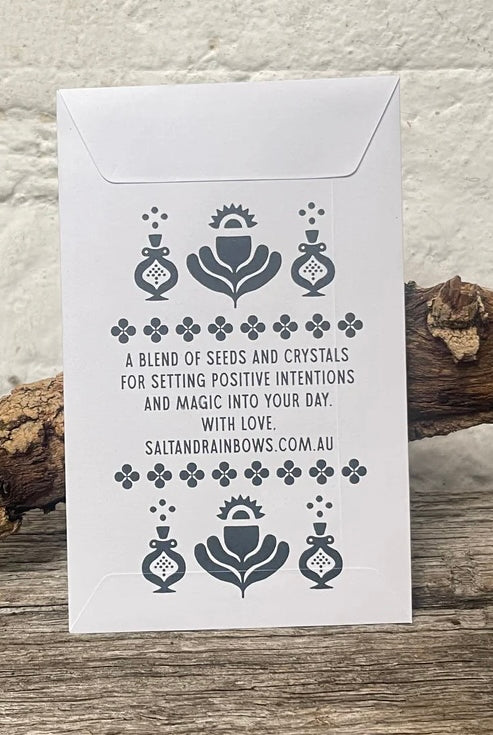 SALT AND RAINBOWS | SEEDS OF INTENTION ECHINACEA | Bohemian Love Runway