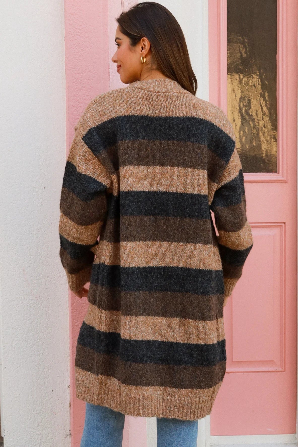 CHARLOTTE THE LABEL | HARLOW KNIT CARDIGAN CHOCOLATE | Bohemian Love Runway