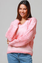 CHARLOTTE THE LABEL | CHARLIE KNIT JUMPER PINK | Bohemian Love Runway