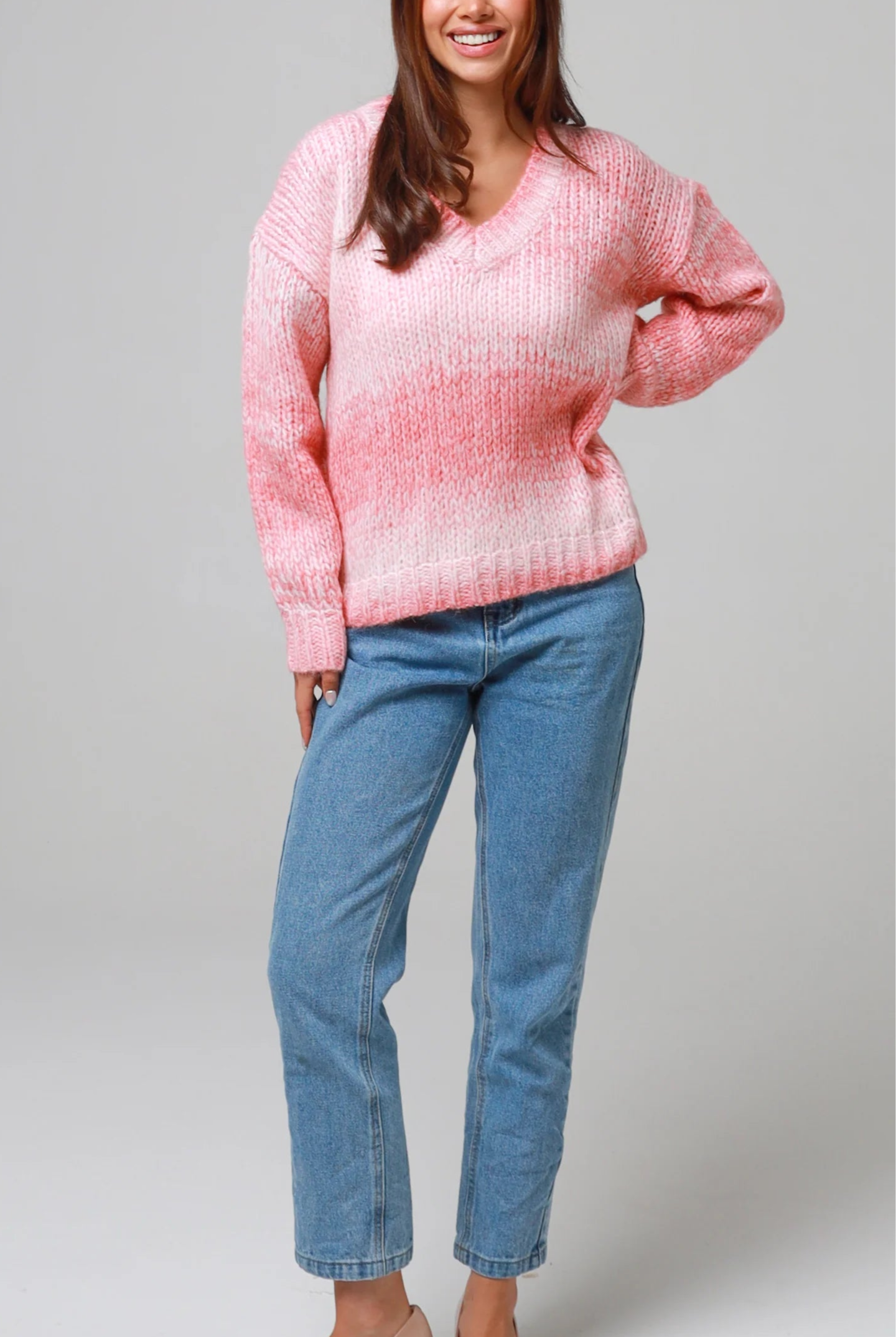 CHARLOTTE THE LABEL | CHARLIE KNIT JUMPER PINK | Bohemian Love Runway