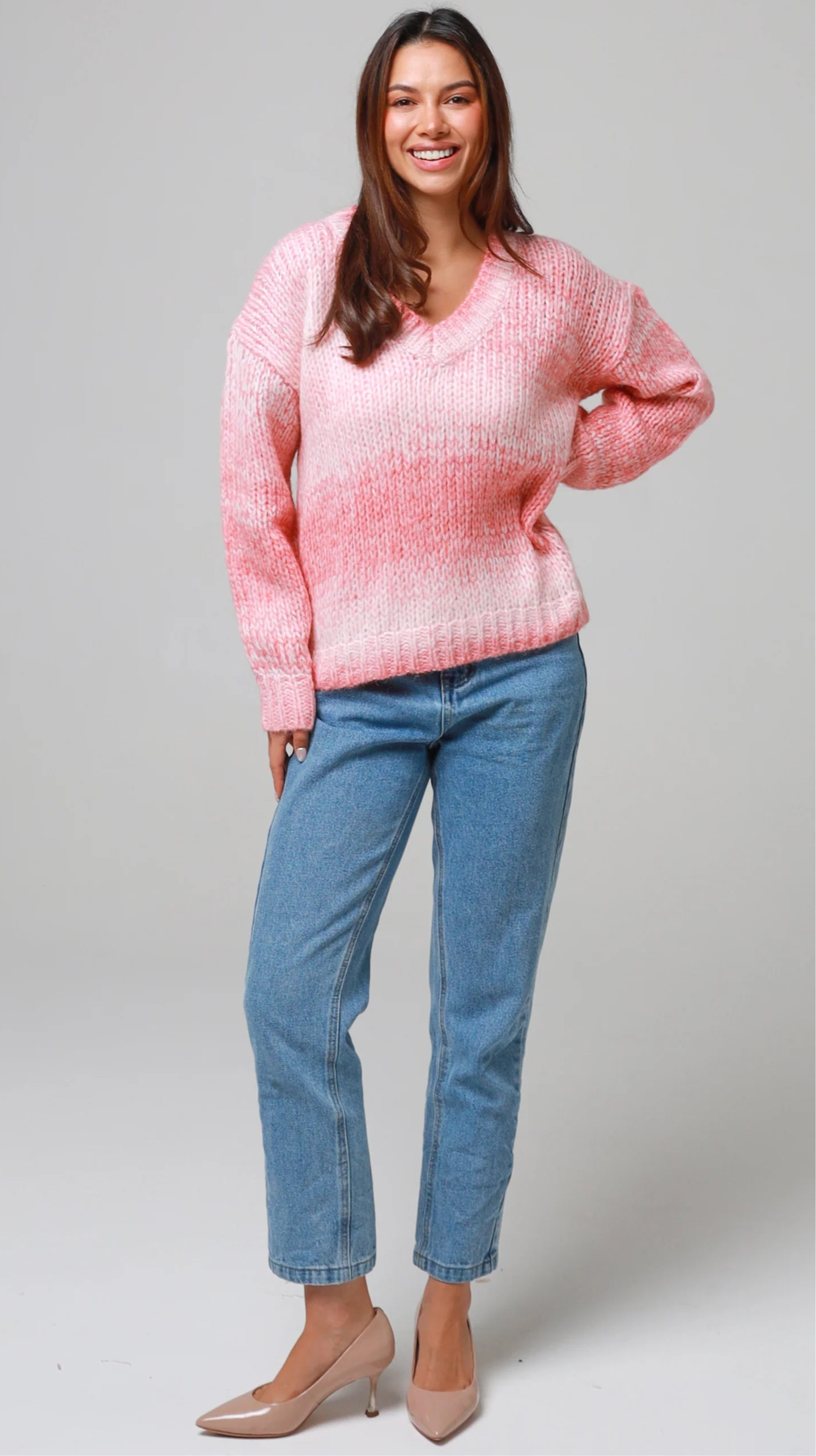 CHARLOTTE THE LABEL | CHARLIE KNIT JUMPER PINK | Bohemian Love Runway