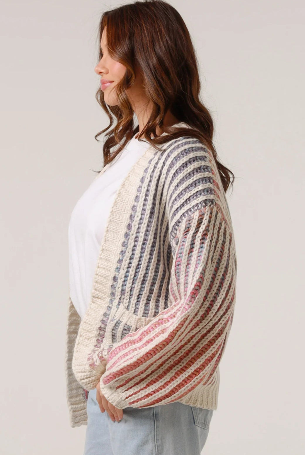 CHARLOTTE THE LABEL | HARPER KNIT CARDIGAN CREAM | Bohemian Love Runway