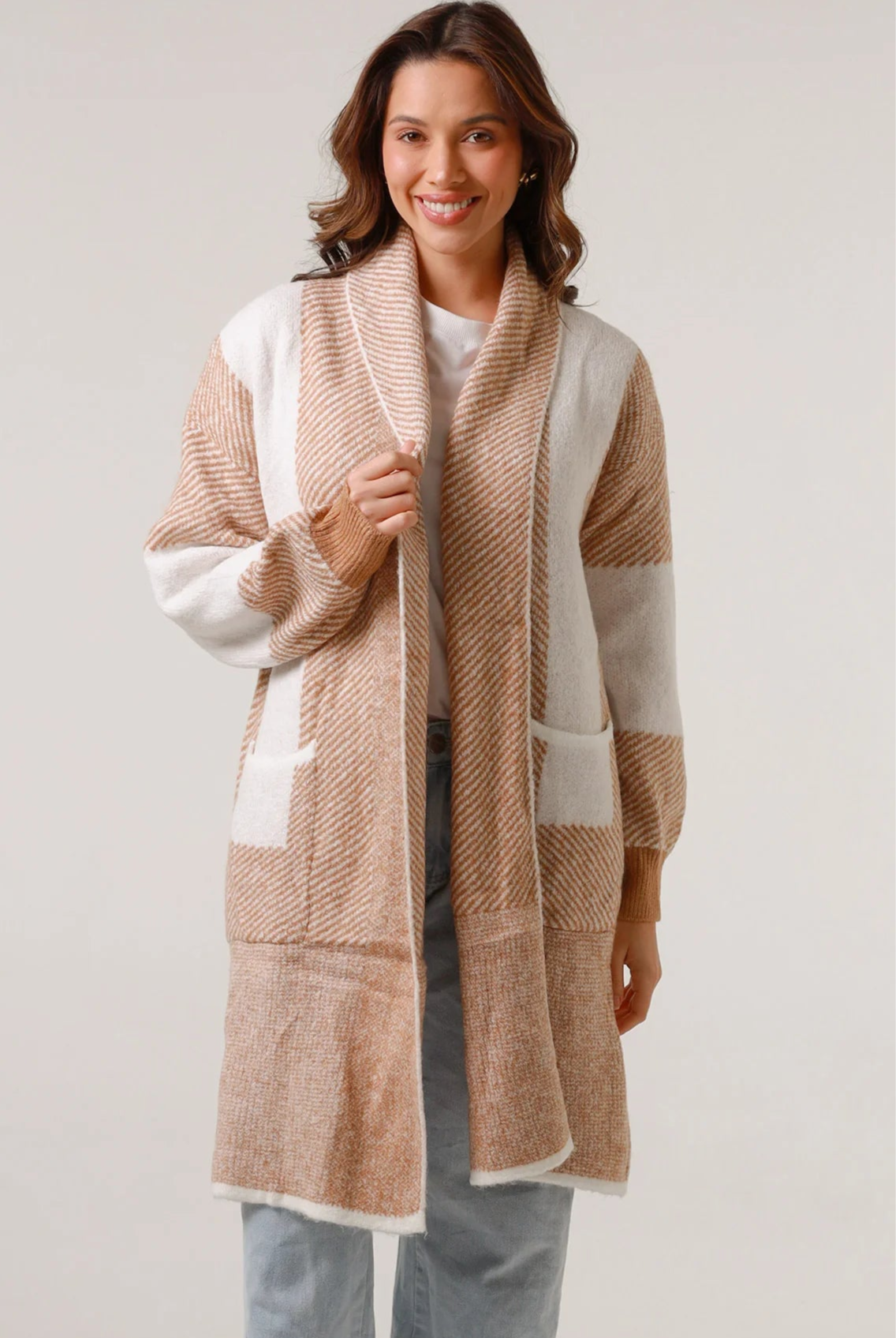 CHARLOTTE THE LABEL | IVY KNIT CARDIGAN BEIGE | Bohemian Love Runway