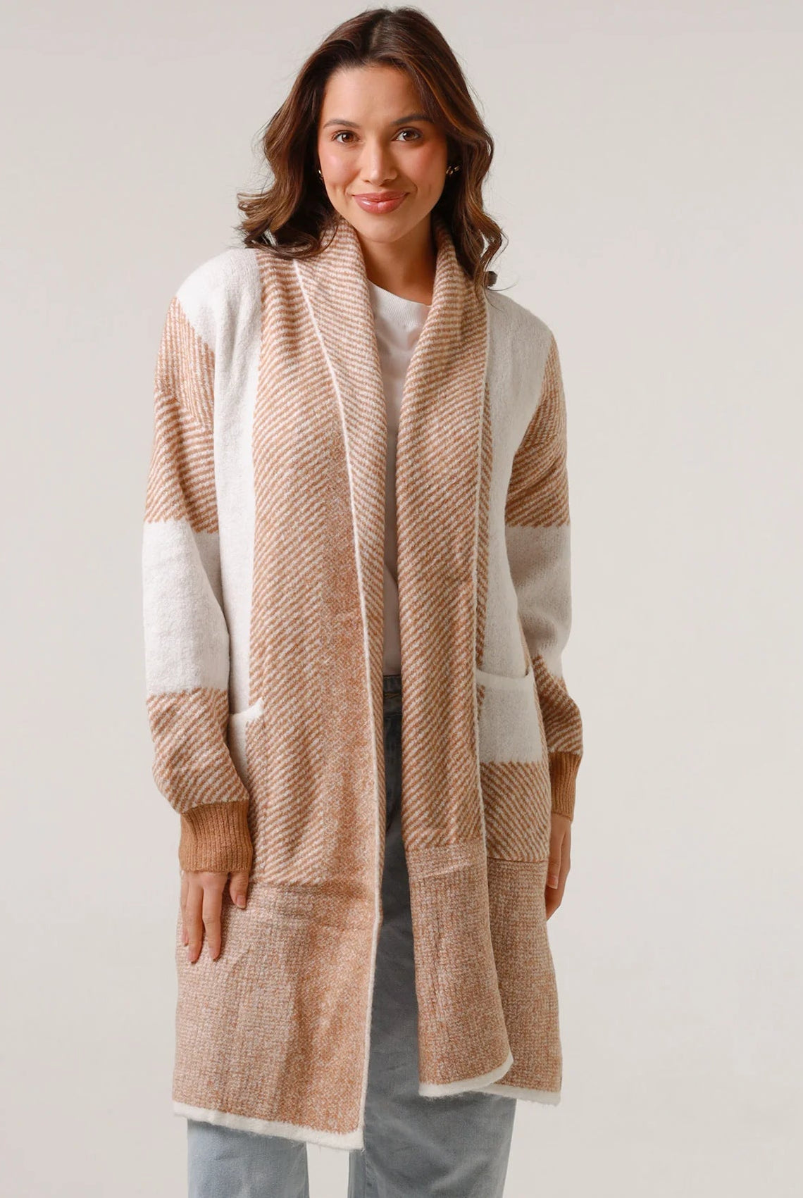 CHARLOTTE THE LABEL | IVY KNIT CARDIGAN BEIGE | Bohemian Love Runway