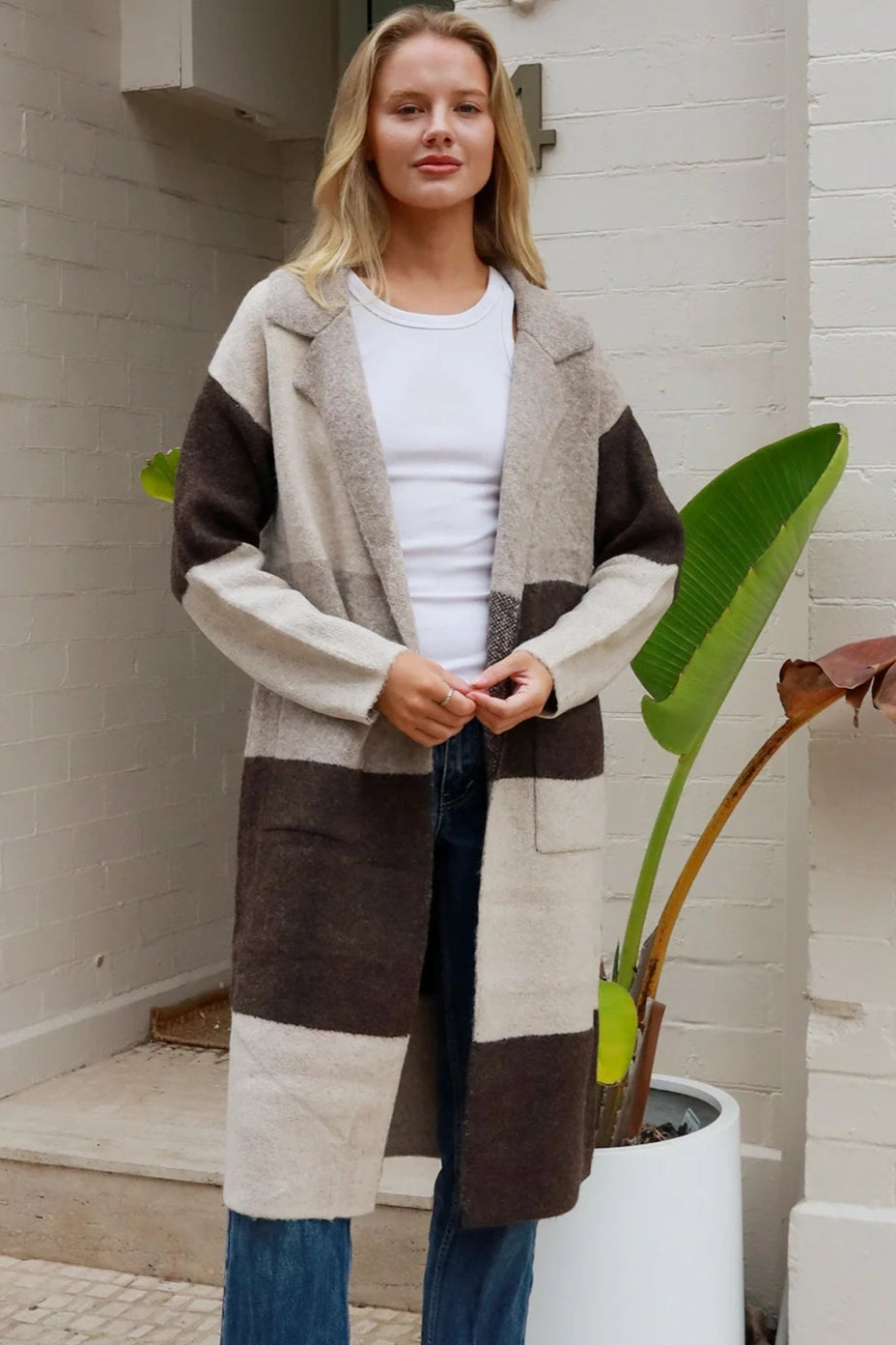 CHARLOTTE THE LABEL | ALICE LONGLINE POCKET CARDIGAN JACKET | Bohemian Love Runway